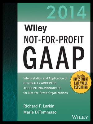 cover image of Wiley Not-for-Profit GAAP 2014